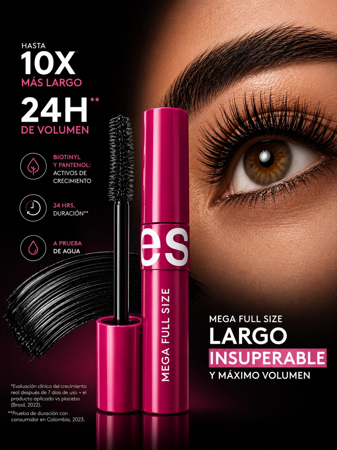 Mascara de Pestañas Mega Full Size