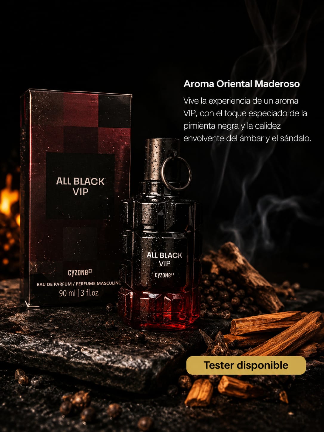 All Black VIP – Cyzone | Eau de Parfum 90 ml