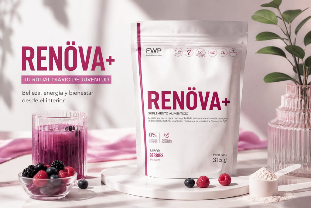RENÖVA+ – Colágeno Hidrolizado Premium 315 gr Berries